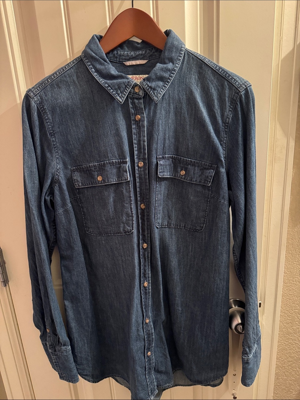 Denim Button-Up Shirt - Blue